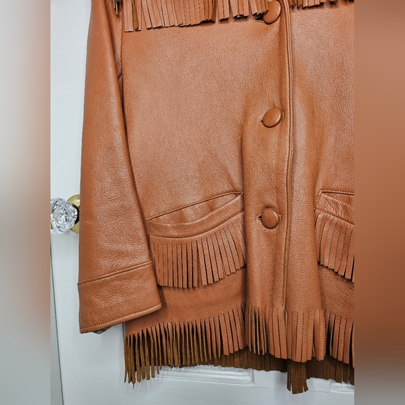 VTG 60s Deerskin Fringe Jacket - Picture 5 of 16